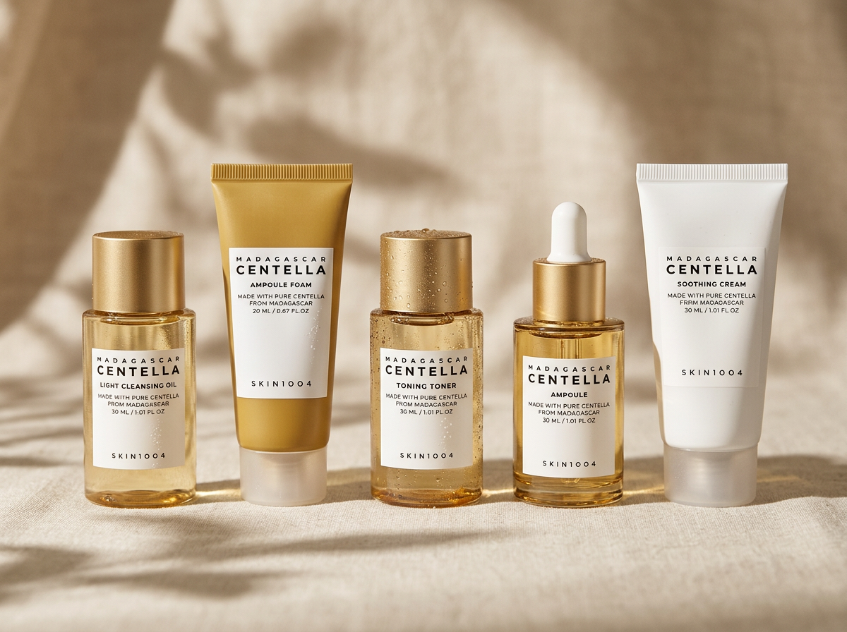 Madagascar Centella Essential Travel Kit — 5 piece set